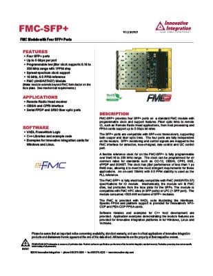 fmc-sfp data sheet
