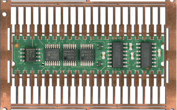 Bare module prior to trim and form process